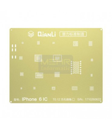 شابلون 3D طلایی QianLi iPhone 6 - 6 Plus