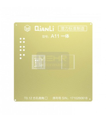 شابلون 3D طلایی QianLi CPU A11